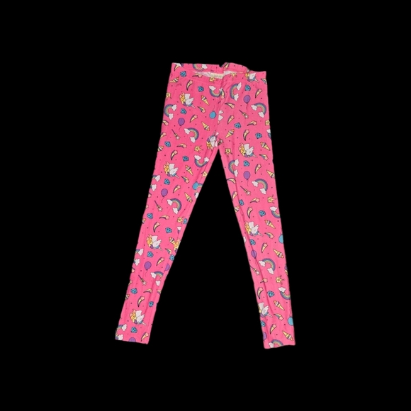 Nwot Girls Soft Unicorn 🦄 & Rainbow 🌈 Leggings - Picture 1 of 3